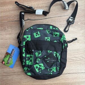 Minecraft Creeper Messenger Bag - Black and Green Bioworld